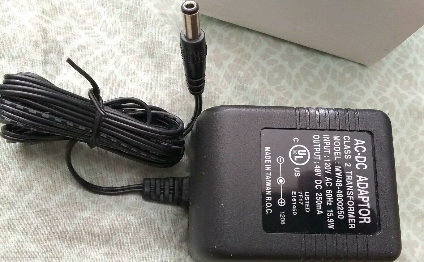 *Brand NEW* AC100-240V 50/60Hz AC DC ADAPTER 48vdc 250Ma AC/DC Adapter MW48-4800250 POWER SUPPLY